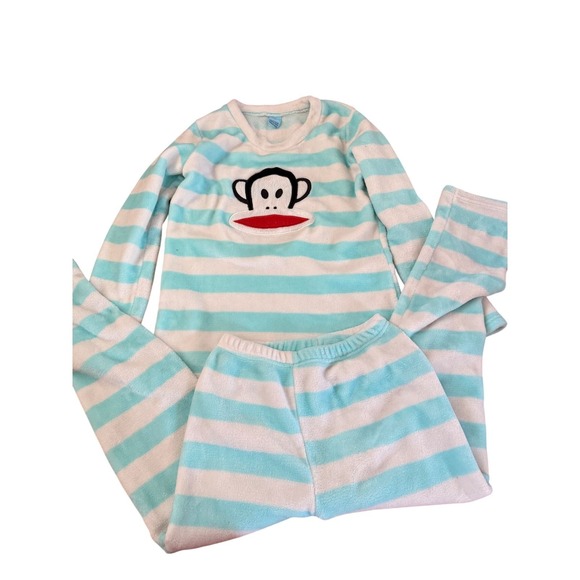 Paul Frank Other - Y2K Paul Frank Julius & Friends Pajama Set Stripe Fleece
